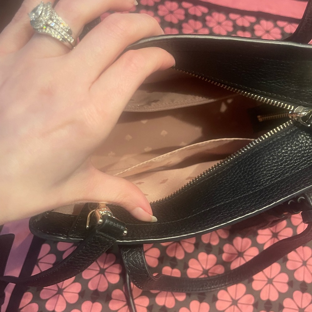 Kate Spade Black Rowe Medium Satchel ๐ - Picture 14 of 16